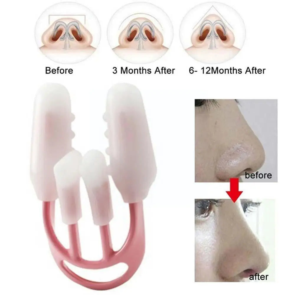 Frienda 5 Pieces Nose Clip Nose up Lifting Clips Nose Lifters Beauty Clips Silicone Nose Bridge Slimming Clips Nose Massagers Tools for Women