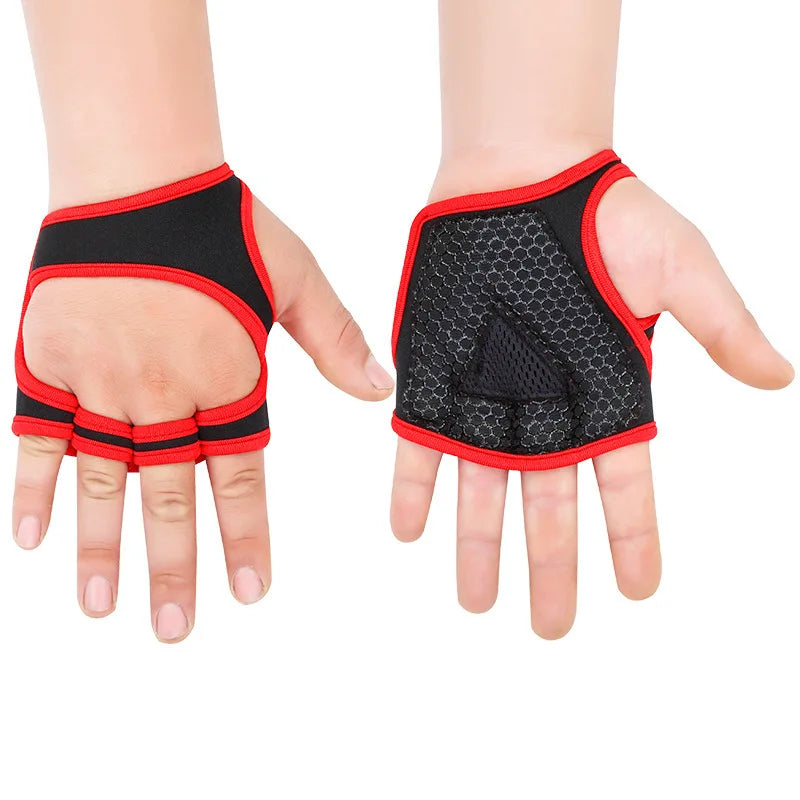 Fit Active Sports New Ventilated Weight Lifting Workout Gloves with Built-in Wrist Wraps for Men and Women - Great for Gym Fitness, Cross Training, Hand Support & Weightlifting.