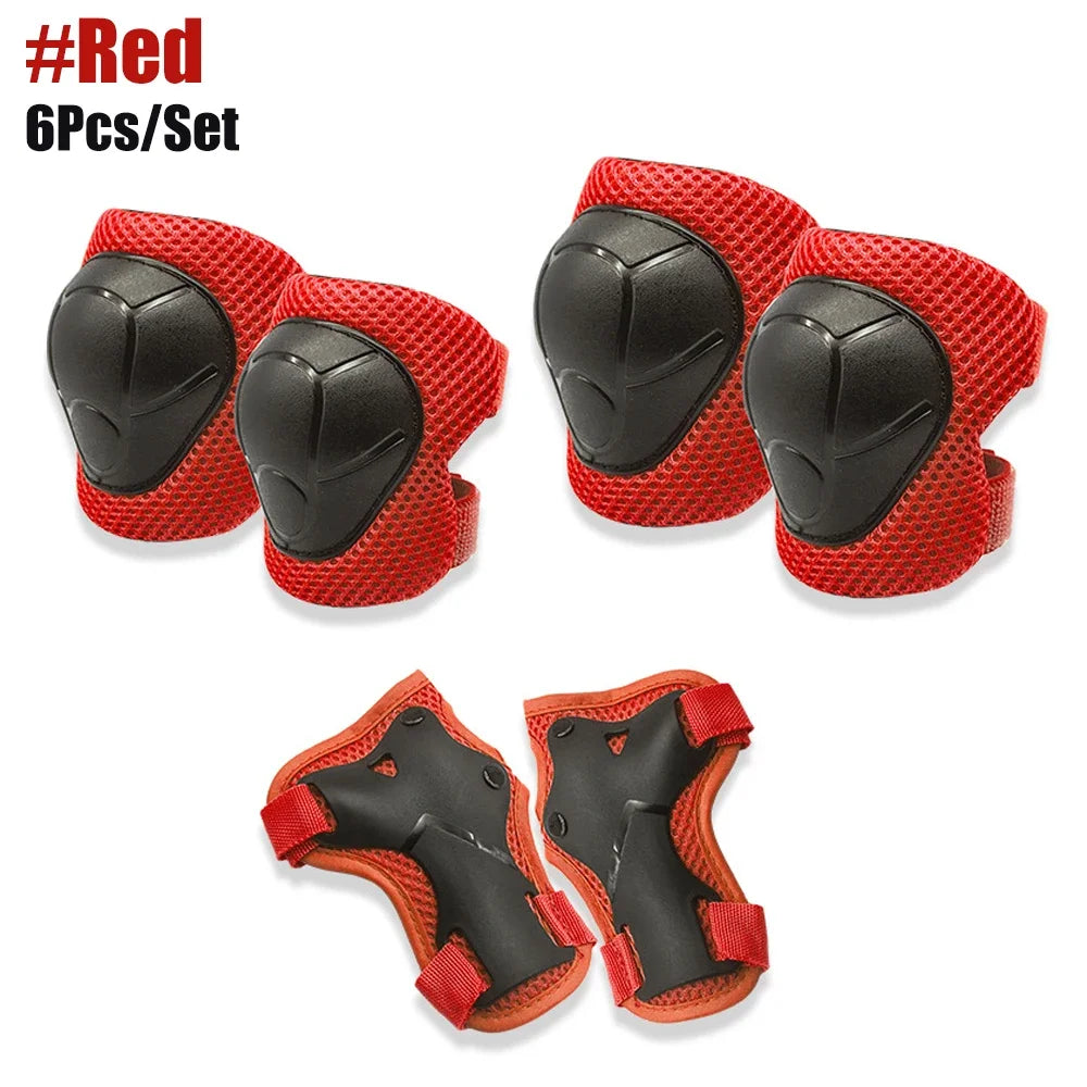 Knee Pads for Kids， Knee Pads and Elbow Pads Set Toddler 3-10 Years Protective Gear Set for Girls Boys with Wrist Guards for Skating Cycling Bike Rollerblading Scooter