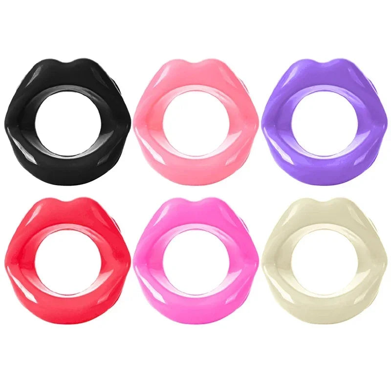 Face Slimmer Lip Trainer Silicone Face Lifting Lip Exerciser Mouth Muscle Tightener Tightening Anti Wrinkle Anti Aging Oral Exerciser Facial Slimmer Tool