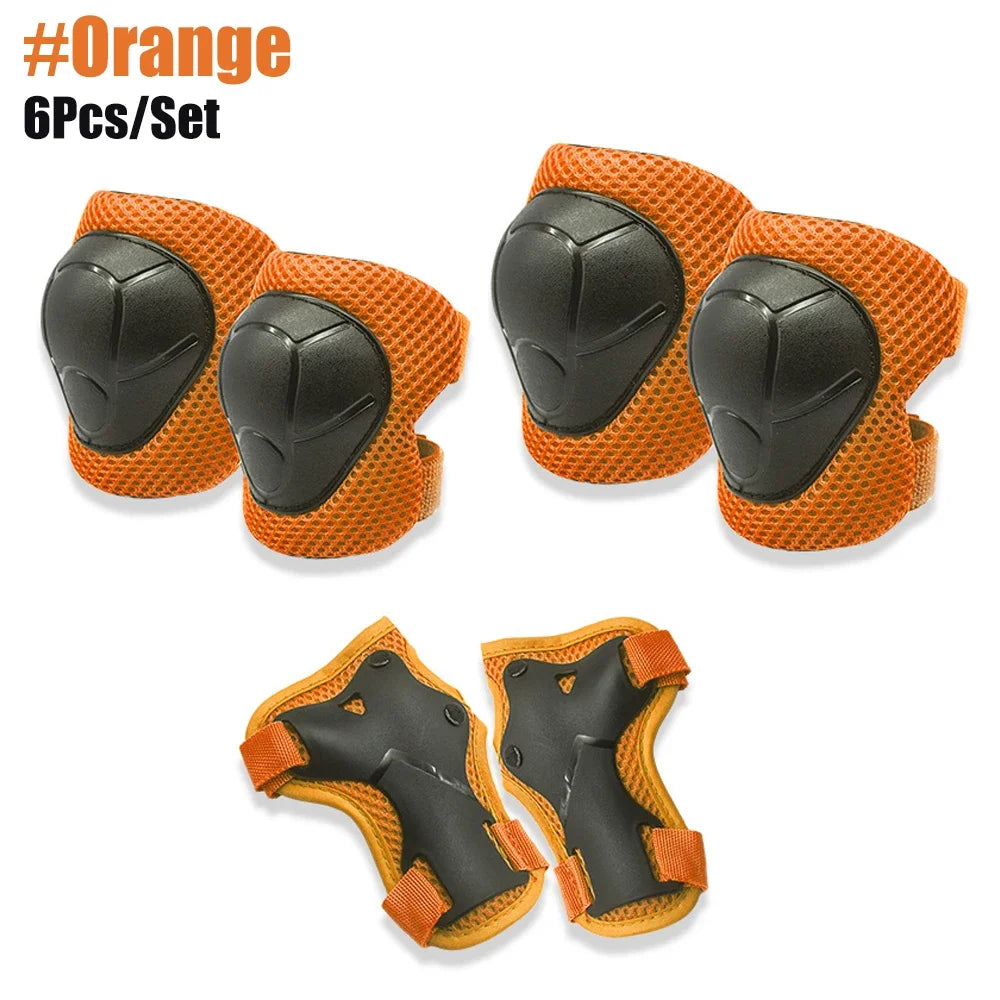 Knee Pads for Kids， Knee Pads and Elbow Pads Set Toddler 3-10 Years Protective Gear Set for Girls Boys with Wrist Guards for Skating Cycling Bike Rollerblading Scooter