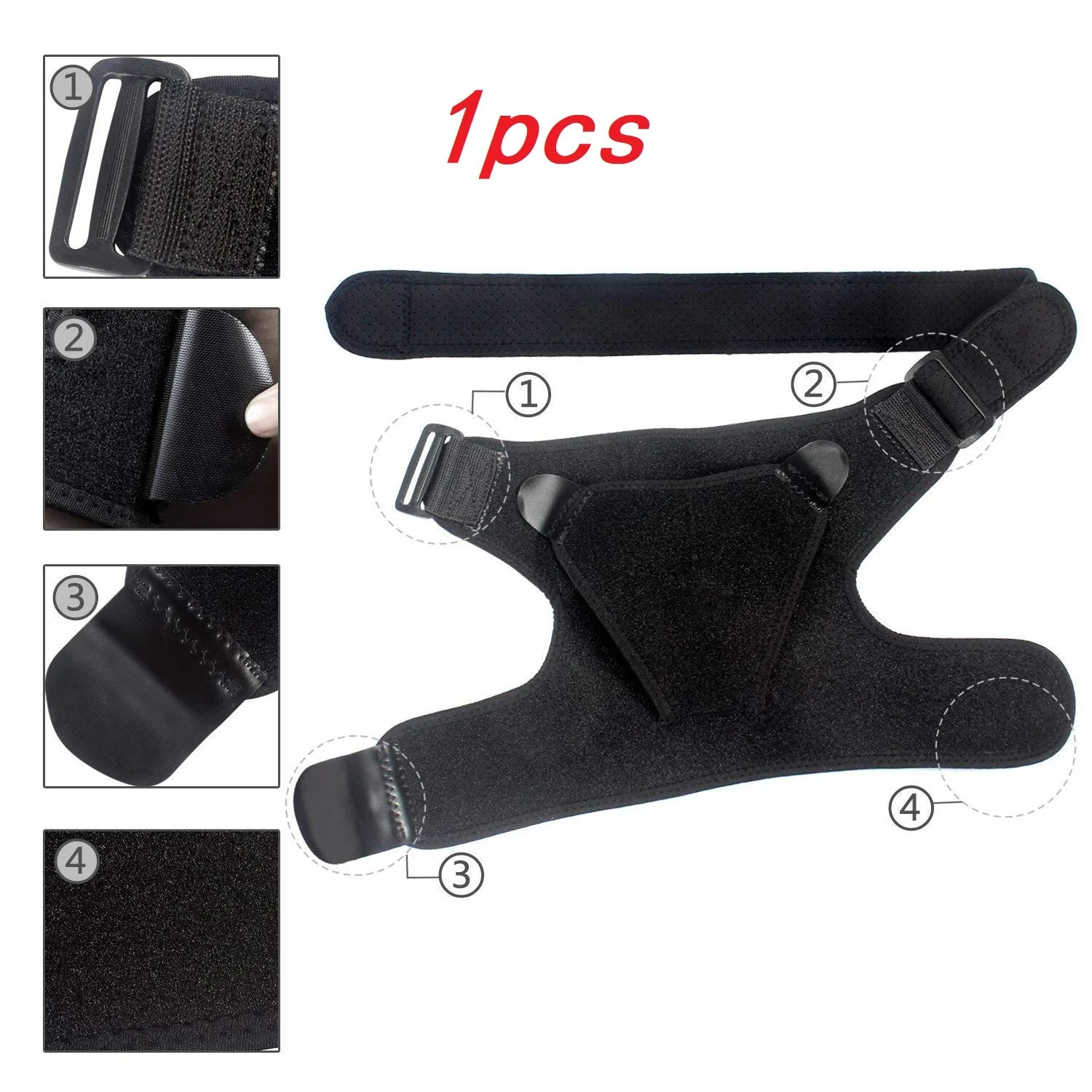 Shoulder Brace for Men and Women for Torn Rotator Cuff,Arm Sling Shoulder Immobilizer,Shoulders Compression Sleeve and Support For Pain Relief,Adjustable, Suitable for Both Left and Right Arms