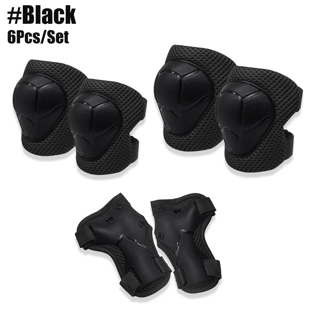 Knee Pads for Kids， Knee Pads and Elbow Pads Set Toddler 3-10 Years Protective Gear Set for Girls Boys with Wrist Guards for Skating Cycling Bike Rollerblading Scooter
