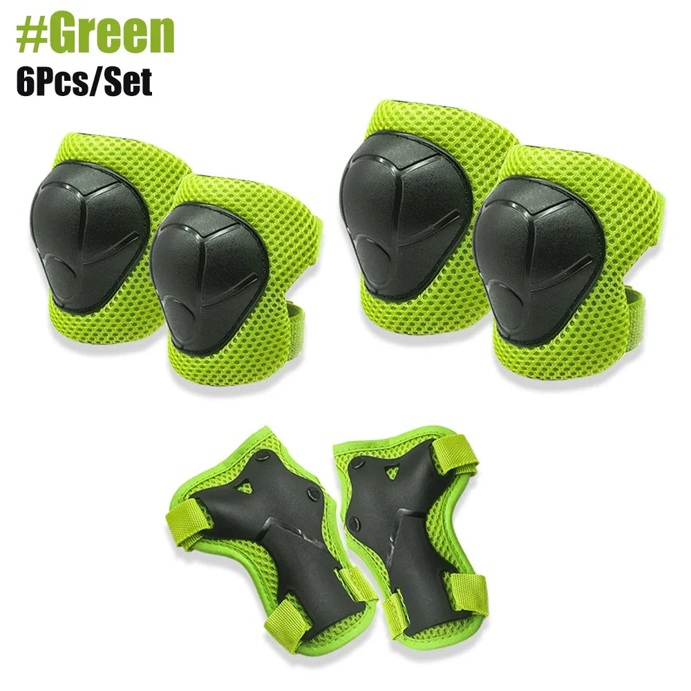 Knee Pads for Kids， Knee Pads and Elbow Pads Set Toddler 3-10 Years Protective Gear Set for Girls Boys with Wrist Guards for Skating Cycling Bike Rollerblading Scooter