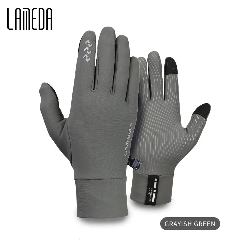Winter Cycling Gloves for Men and Women - Thermal Full Finger Bike Gloves - Touch Screen Windproof Warm Non-Slip Road Mountain Bicycle Gloves for Running,Driving,Hiking,and Skiing