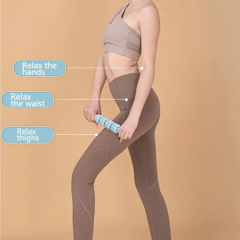 Massage Roller, Muscle Roller Stick, Therapy Roller Stick for Legs, Calf, Thigh, Lipo Roller for Relief Muscles, Deep Tissue Massage Rolling Pin for Trigger Points, Help Sore Muscle Recovery