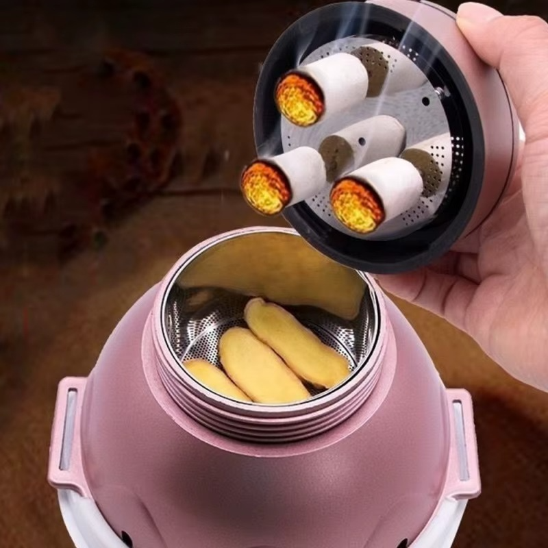 Moxibustion Box, Smokeless Metal Moxa Box Tool for Home Use – Reusable Copper Moxibustion Device