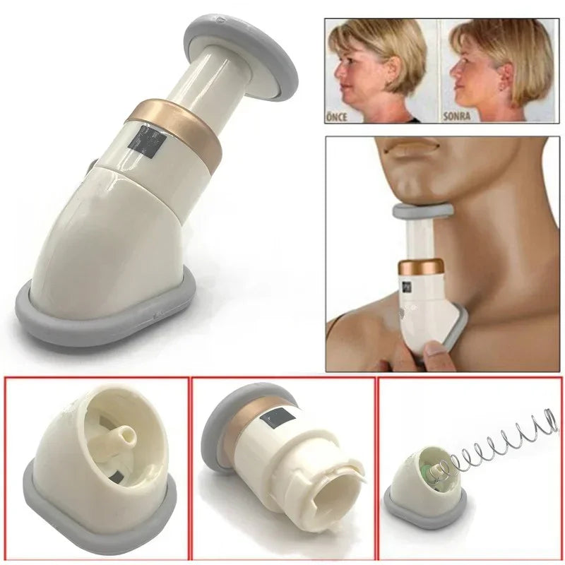 Neck Toning System - Neck, Double Chin & Jaw Exerciser - Portable Neck Workout Device Come With A Gua Sha To Improve Saggy Skin & Double Chin, Define Jawline