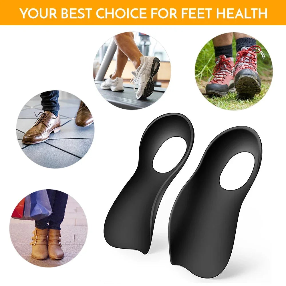 Plantar Fasciitis Insoles for Men Women - Orthotics Inserts, Shoe Insoles Arch Support Flat Feet Inserts Work Boot Insoles for Standing All Day