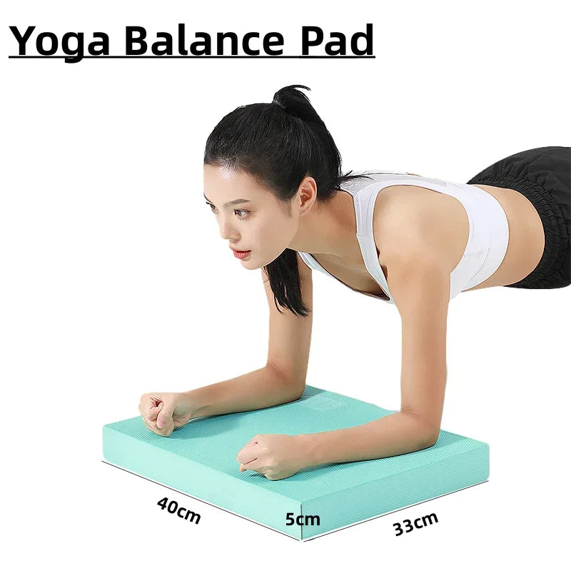 Non-Slip Balance Foam Pad,Gym Exercise Mat for Physical Therapy, Stability Workout, Knee and Ankle Exercise, Strength Training, Rehab - Chair Cushion for Adults, Kids, and Travel