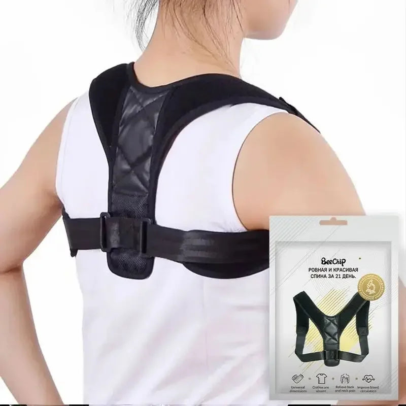 Posture Corrector for Women and Men: Adjustable Upper Back Brace Support - Shoulder Straightener Office Home Use Posture Trainer