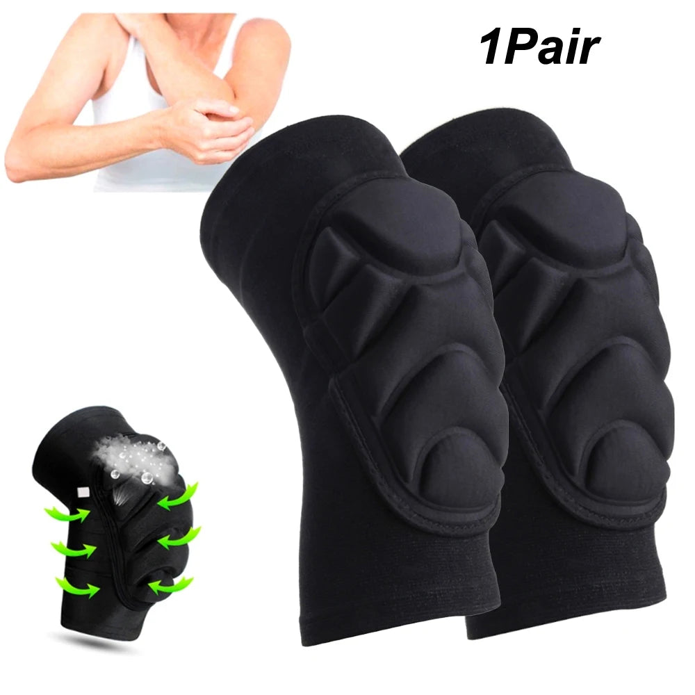 Kids Soft Knee Pads and Thickened SBR Elbow Pads Adjustable Knee and Elbow Pads Protective Suit Gear for Cycling Volleyball Skateboarding Soccer Hockey