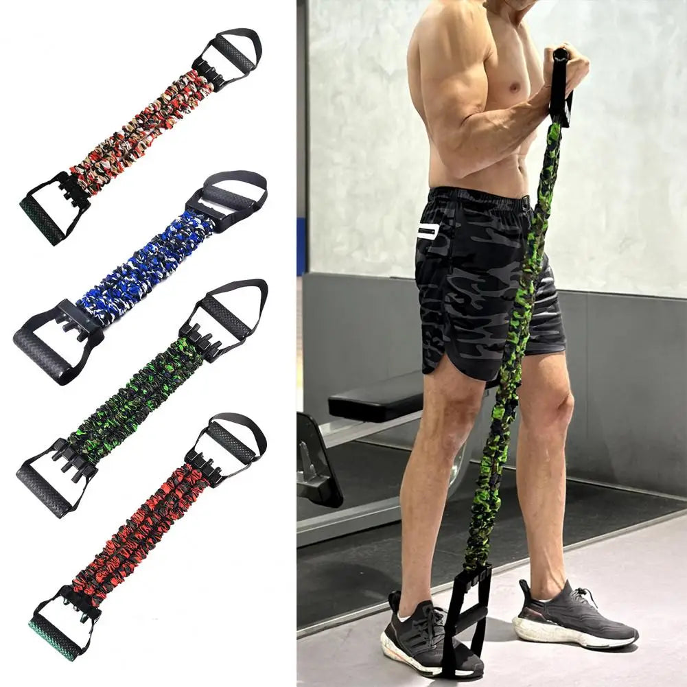 2025 New 3-Hole Resistance Stretcher,Adjustable 3-Way Resistance Band,Chest Expander Stretch Bands with Handles,Full Body Stretching & Strength Training