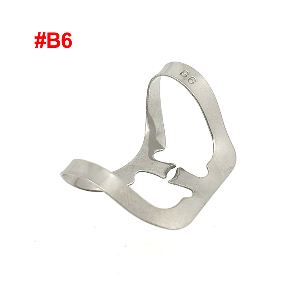 Professional Dental Rubber Dam Clamps | Endodontic Hygenic Brinker Universal Retractors| Tissue Gingival Lower Molars | Restorative Instruments Tools CE (Clamps Set of 5)
