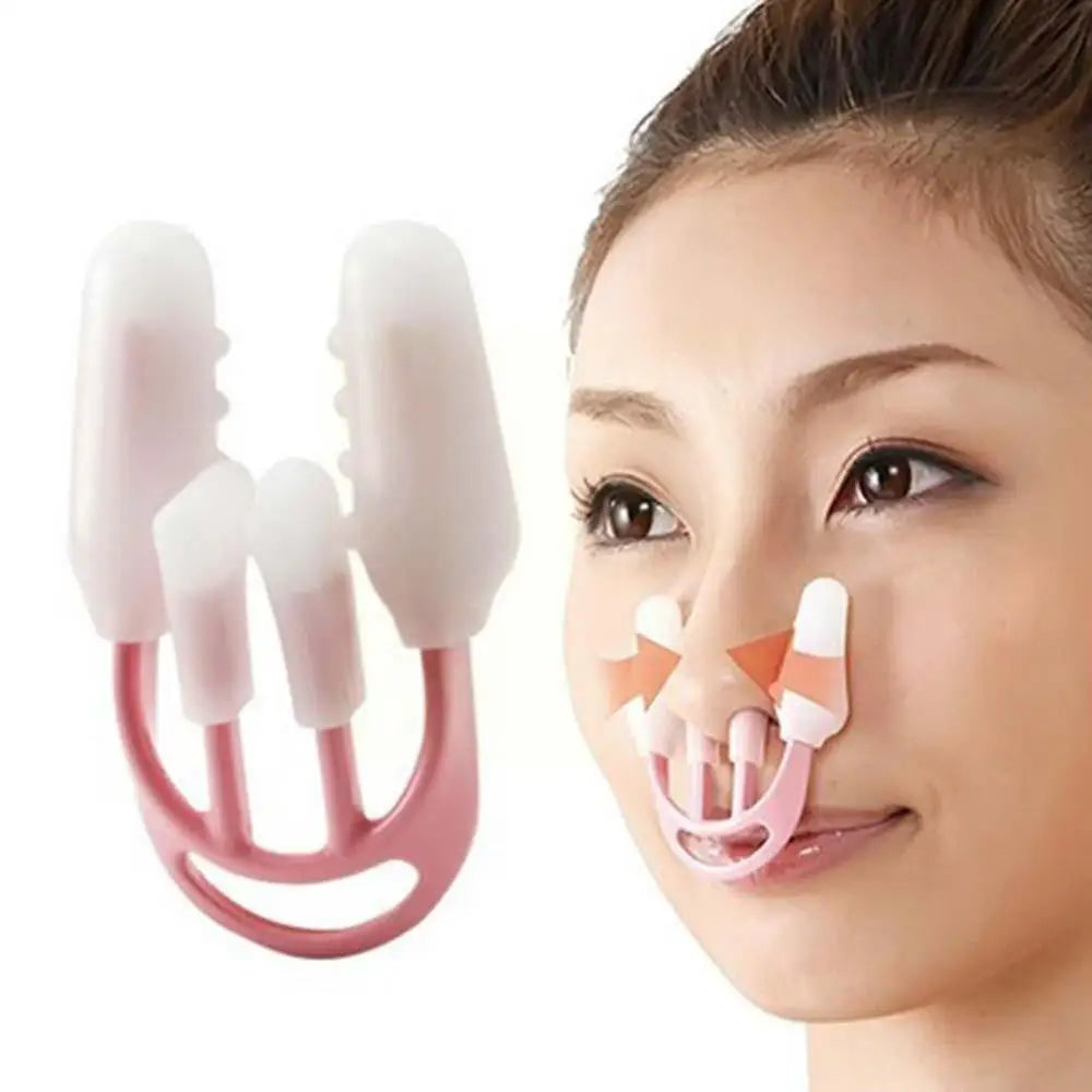 Frienda 5 Pieces Nose Clip Nose up Lifting Clips Nose Lifters Beauty Clips Silicone Nose Bridge Slimming Clips Nose Massagers Tools for Women