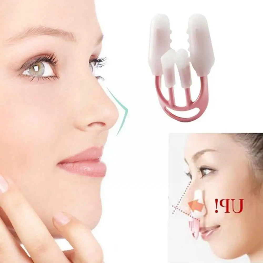 Frienda 5 Pieces Nose Clip Nose up Lifting Clips Nose Lifters Beauty Clips Silicone Nose Bridge Slimming Clips Nose Massagers Tools for Women