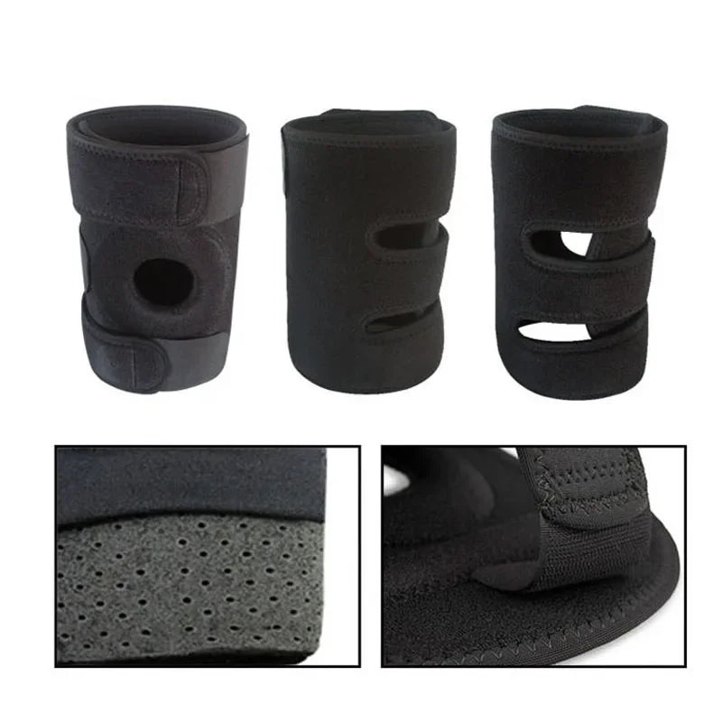 1Pc New Upgraded Professional Knee Brace for Pain Relief,Adjustable Knee Support with Patella Pad & Side Stabilizers, Compression Knee Sleeve for Meniscus Tear, ACL, Joint Pain, Runner, Workout-Men & Women (S/M)