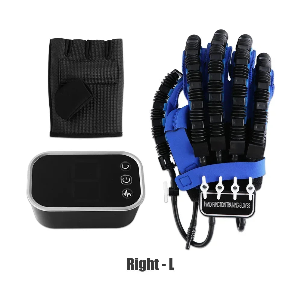 Rehability Robot Gloves Hemiplegia Hand Stroke Recovery Equipment, Hand Dysfunction Training Device for Stroke, Finger Orthosis for Finger Cramps (Left, M)