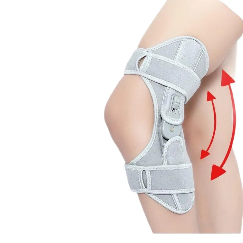 Gray Spring Force Knee Pads, Knee Booster Knee Joint Support Powerful Non‑Slip Leg Protector Strength Training Strength Training
