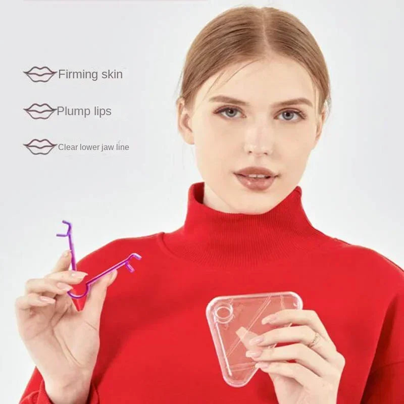 Jaw Exerciser,Double Chin Reducer,Facial Yoga for Skin Tighten Firm,Face Exerciser& Jawline Shaper, Jaw Trainer,Facial and Neck Exercise for Women and Men,Double Chin Breathing Exercise Device (One)