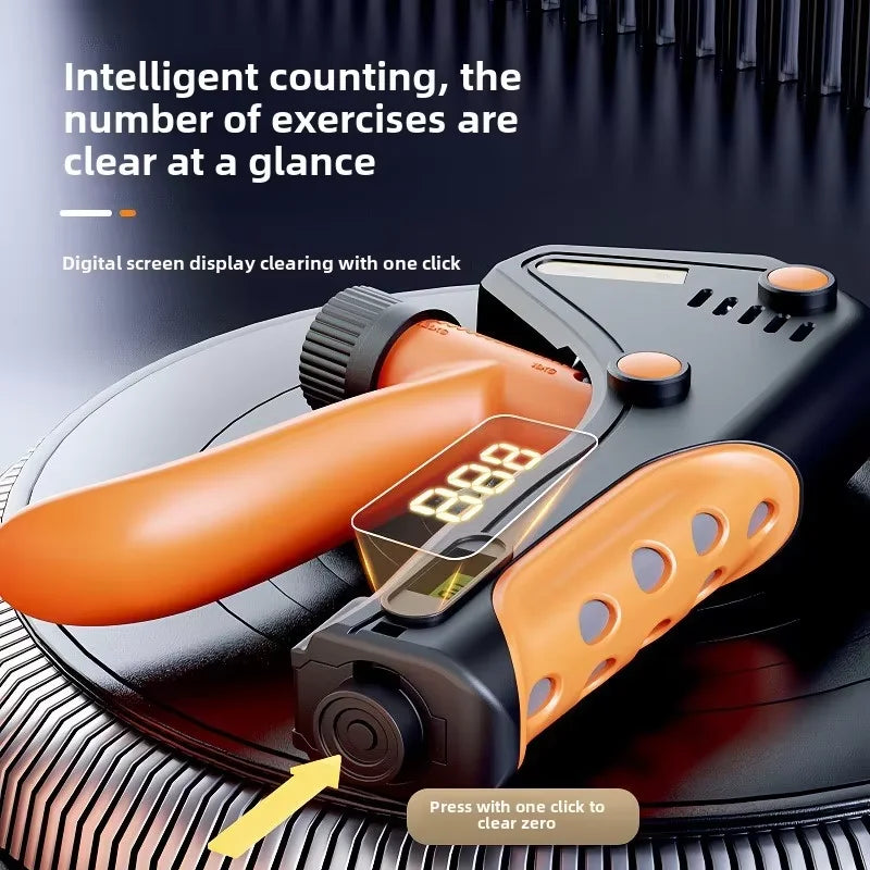 Grip Strength Trainer, Hand Grip Strengthener with Adjustable Resistance 11-220Lbs(5-100KG), Automatic Counter, Ergonomic Design, Forearm Strengthener for Musicians Athletes and Injury Recovery
