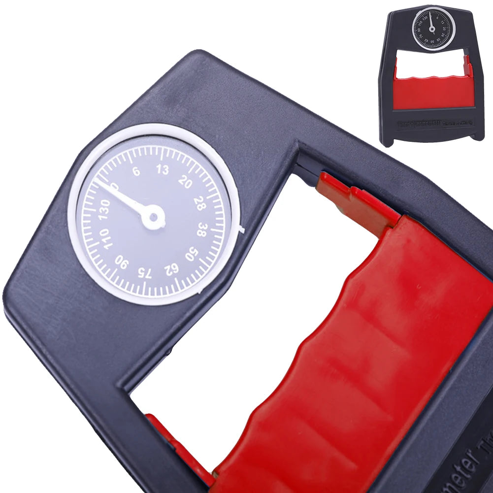 Grip Strength Tester Trainer - Dynamometer Handgrip Measurer Meter, Handheld Strengthener Exerciser for Sports, School, and Home Use (198Lbs / 90Kgs)