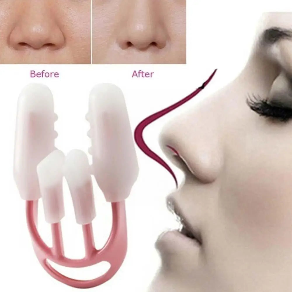 Frienda 5 Pieces Nose Clip Nose up Lifting Clips Nose Lifters Beauty Clips Silicone Nose Bridge Slimming Clips Nose Massagers Tools for Women
