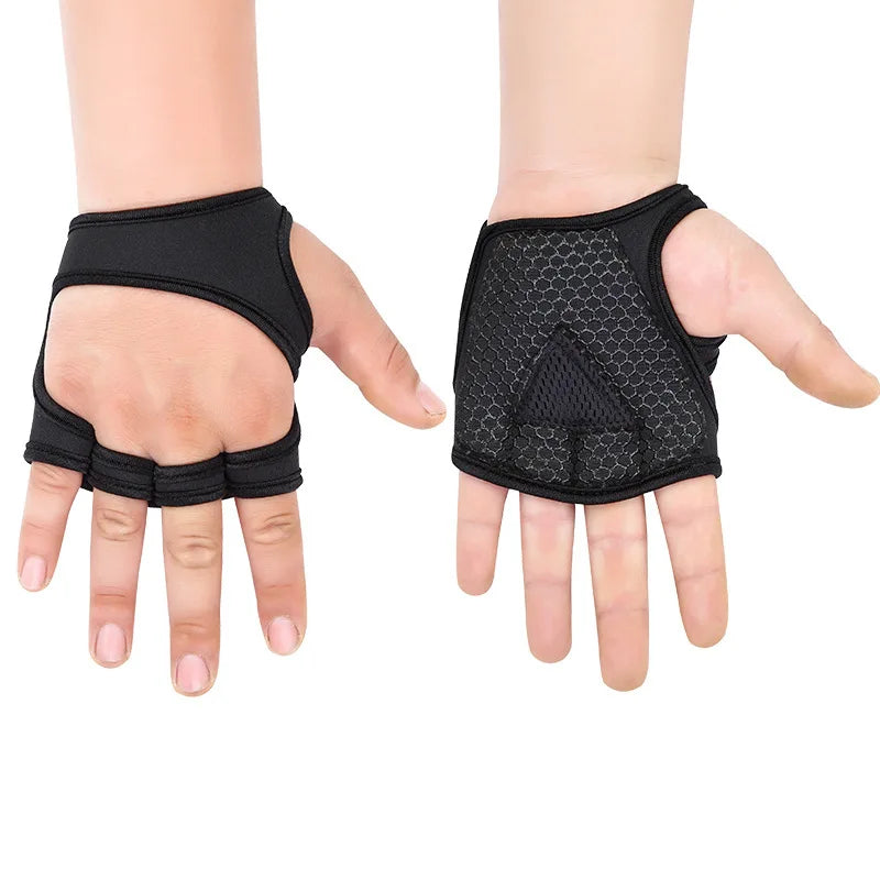 Fit Active Sports New Ventilated Weight Lifting Workout Gloves with Built-in Wrist Wraps for Men and Women - Great for Gym Fitness, Cross Training, Hand Support & Weightlifting.