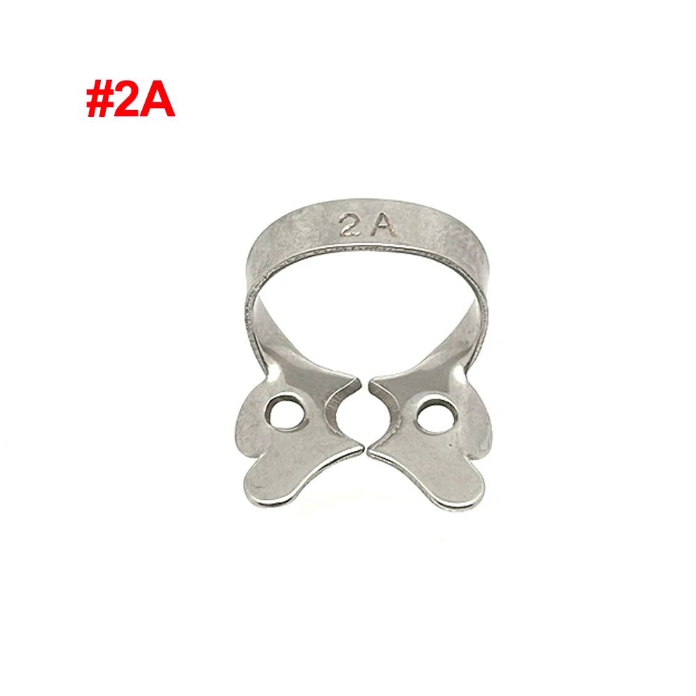Professional Dental Rubber Dam Clamps | Endodontic Hygenic Brinker Universal Retractors| Tissue Gingival Lower Molars | Restorative Instruments Tools CE (Clamps Set of 5)