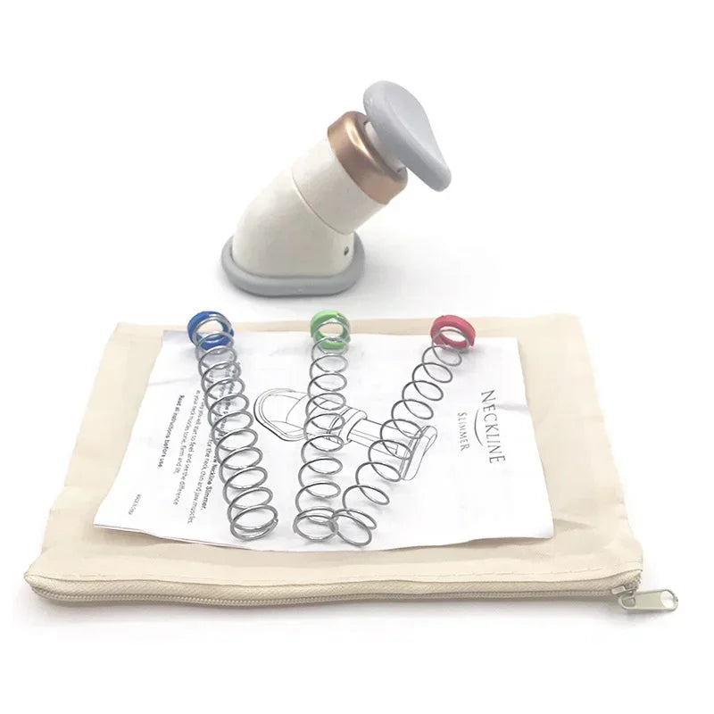 Neck Toning System - Neck, Double Chin & Jaw Exerciser - Portable Neck Workout Device Come With A Gua Sha To Improve Saggy Skin & Double Chin, Define Jawline
