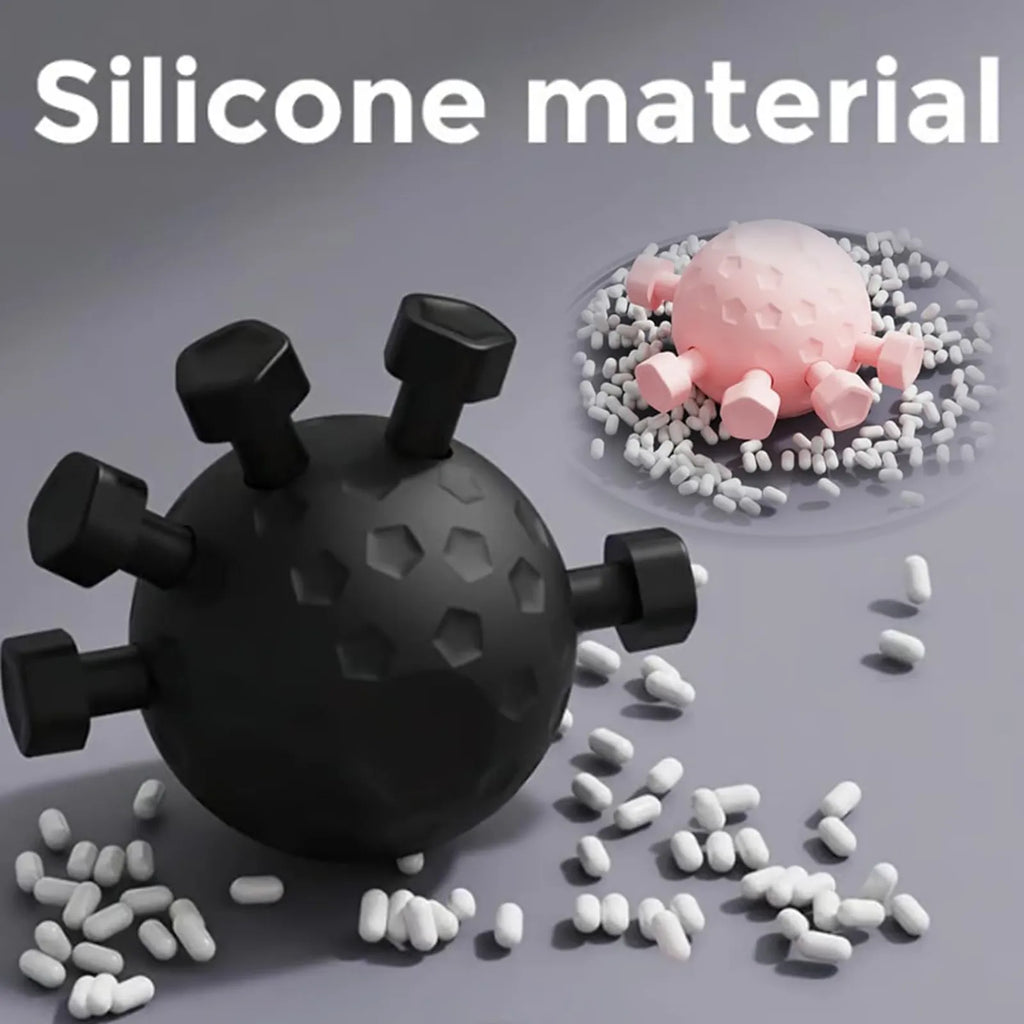 1pc Glitzgrip Arm Builder 2025 New Hand Forearm Ball Strengthener and Finger Grip Exerciser Balls Wrist Strengthening Guitar Finger Gripper Strength Trainer Hand Squeezer Stretcher Extender Workout