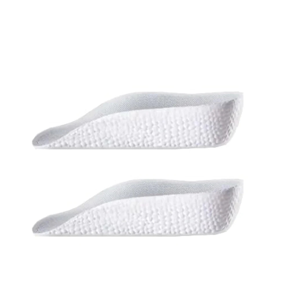 Height Increase Insoles for Men and Women, Foot Arch Contour Shoes Lifts for Men Orthopedic Heel Lift Cushion Gel Leg Discrepancy Balancer (Grey,3 Pairs - 1.5cm 2.5cm 3.5cm) (Grey)