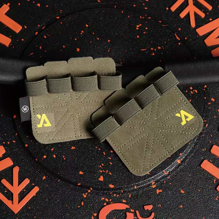 Anti-Slip Workout Grips, Ergonomic Workout Gloves, Weight Lifting Grips, for Men and Women, Silicone Gym Grips Pads, Soft, Palm Protection, Suitable for Various Fitness Training