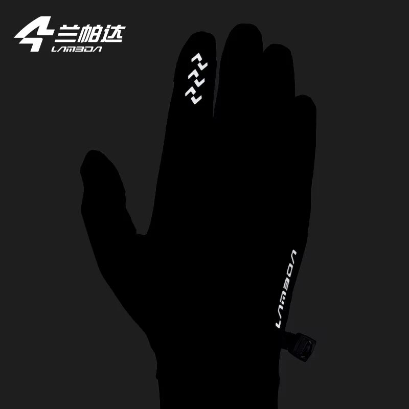 Winter Cycling Gloves for Men and Women - Thermal Full Finger Bike Gloves - Touch Screen Windproof Warm Non-Slip Road Mountain Bicycle Gloves for Running,Driving,Hiking,and Skiing