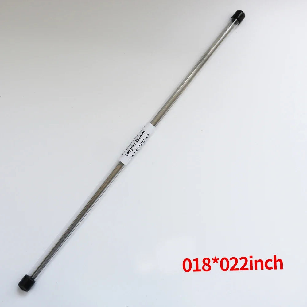 10pcs Lingual Retainer Wire Stainless SteelSuper elastic Flat Straight Twist Wires,0.010 * 0.032