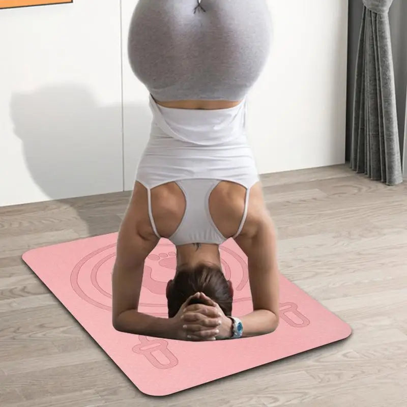 6mm Jump Rope Mat Non-Slip TPE Skipping Rope Mat Shock Absorption Pad Workout Fitness Mat For Home Gym Accessories Pilates Workouts Stretching Mats