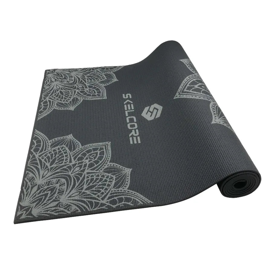 Dry-Grip Yoga Mat - 4mm Thick Non-Slip Exercise & Fitness Mat for Standard or Hot Yoga, Pilates and Floor Workouts - Cushioned Support, Non-Slip Coat