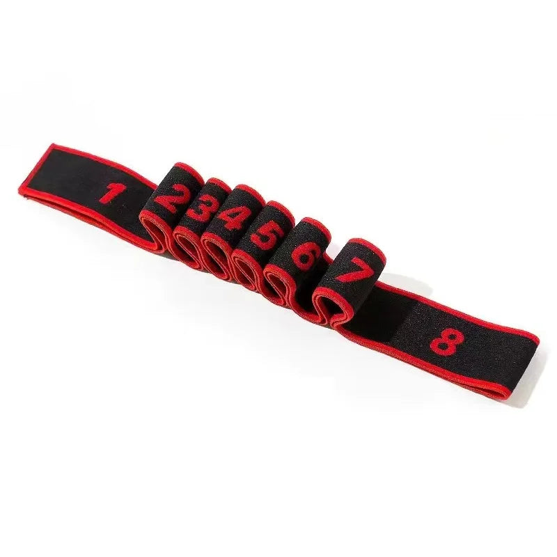 Stretching Strap with Loops - Non Elastic Stretch Band for Physical Therapy, Yoga Strap for Stretching Equipment, Stretch Bands for Exercise and Flexibility - Fascia, Hamstring & Leg Stretcher Belt