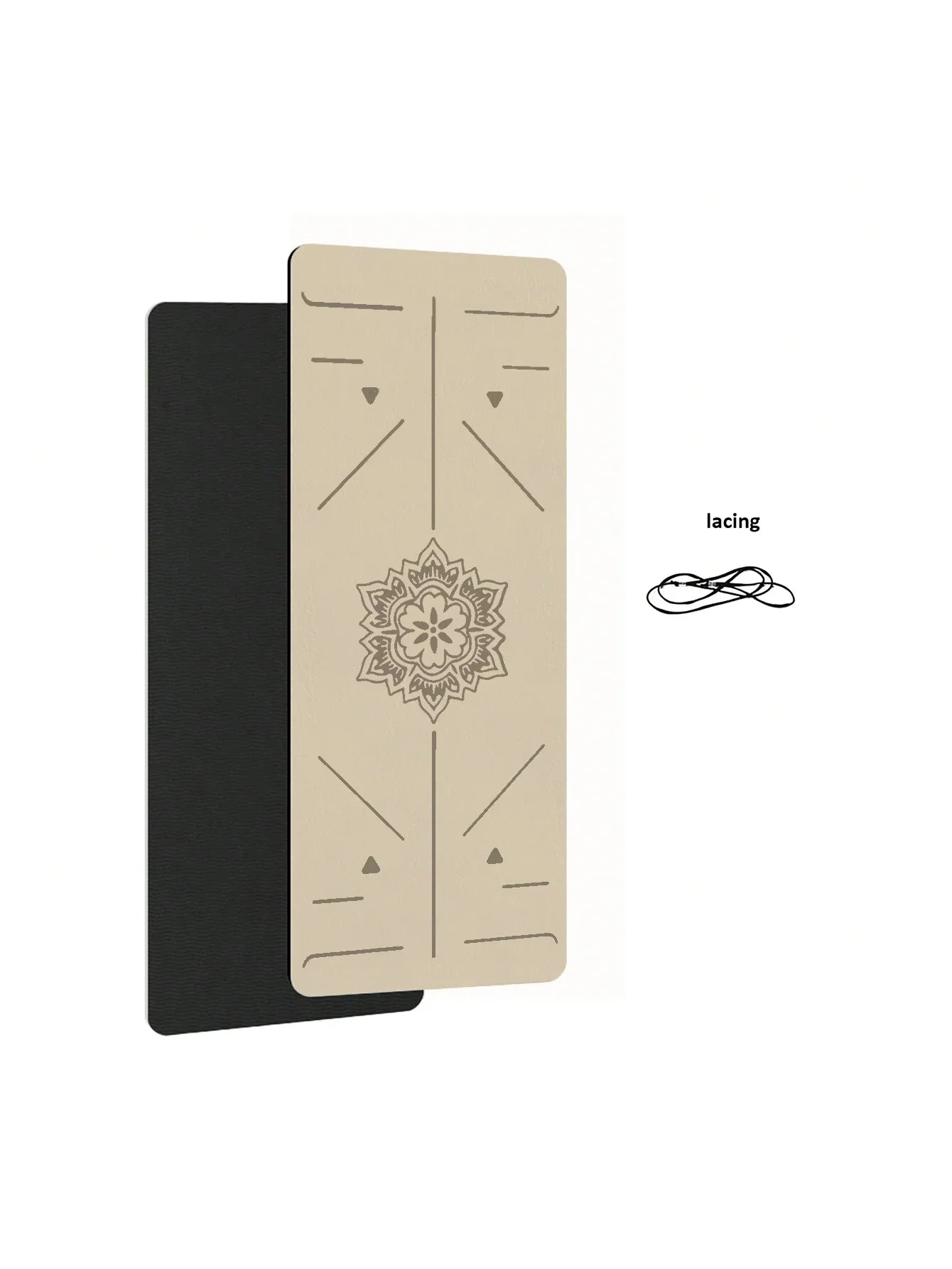 Yoga Mat Non Slip, Pilates Fitness Mats, Eco Friendly, Anti-Tear 1/4" Thick Yoga Mats for Women, Exercise Mats for Home Workout with Carrying Sling and Storage Bag
