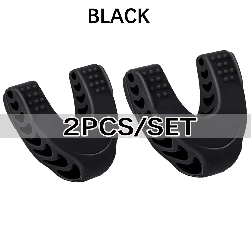2pcs Achilles Fitness Double Chin Reducer Jaw Exerciser – Jawline Sculptor and Face Slimmer for Women and Men – Encourages Jaw Movement and Aids in Natural Jaw Function - Ideal for Mewing Practice