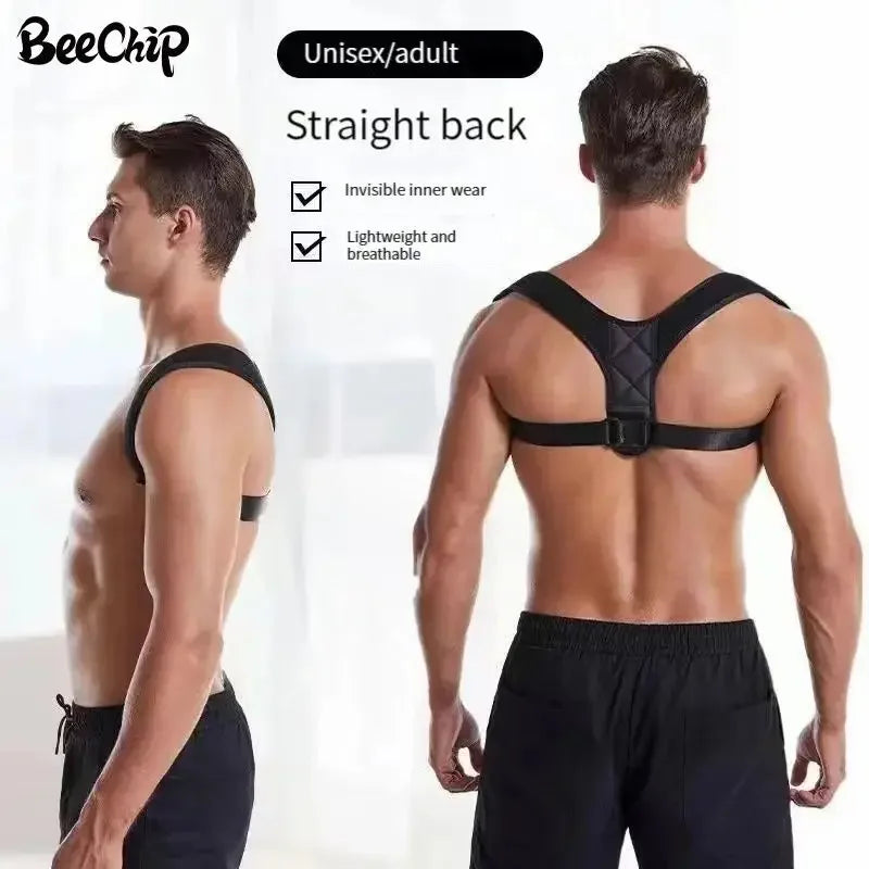 Posture Corrector for Women and Men: Adjustable Upper Back Brace Support - Shoulder Straightener Office Home Use Posture Trainer