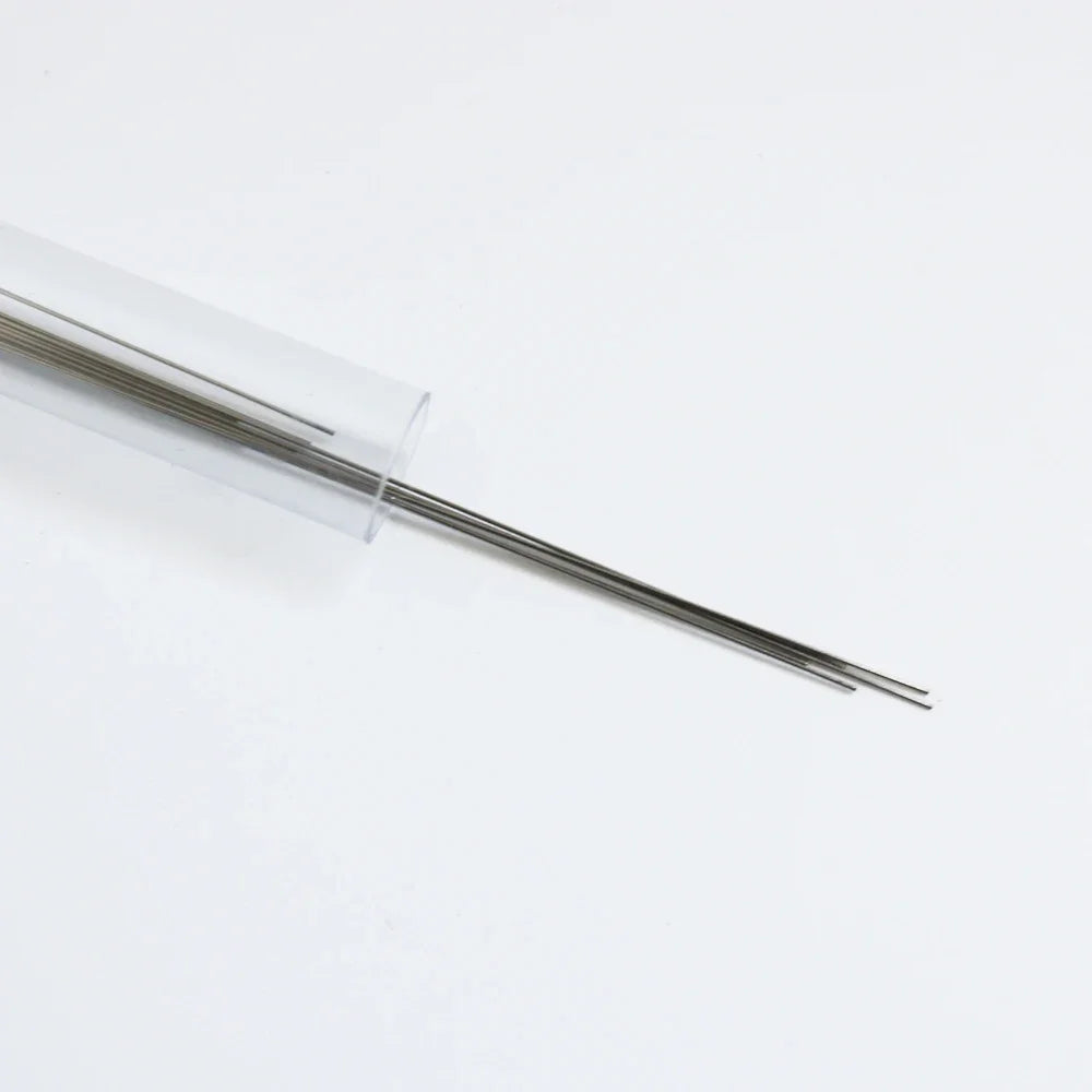 10pcs Lingual Retainer Wire Stainless SteelSuper elastic Flat Straight Twist Wires,0.010 * 0.032