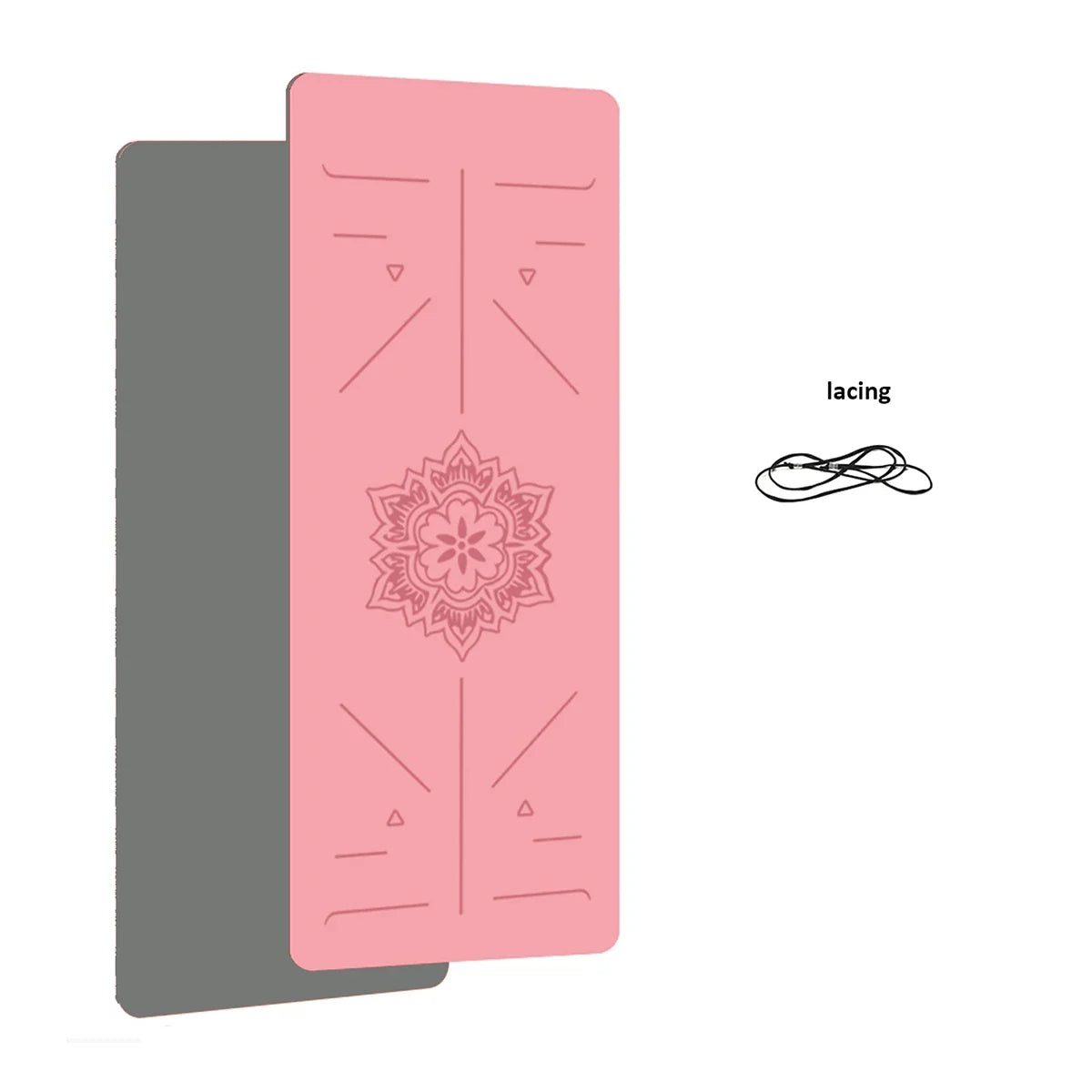 Yoga Mat Non Slip, Pilates Fitness Mats, Eco Friendly, Anti-Tear 1/4" Thick Yoga Mats for Women, Exercise Mats for Home Workout with Carrying Sling and Storage Bag