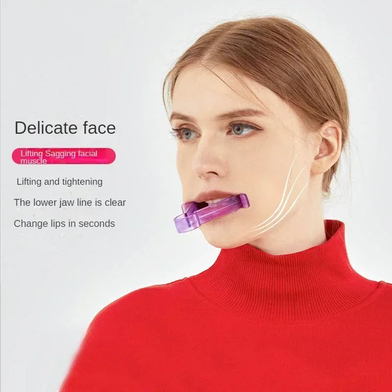 Jaw Exerciser,Double Chin Reducer,Facial Yoga for Skin Tighten Firm,Face Exerciser& Jawline Shaper, Jaw Trainer,Facial and Neck Exercise for Women and Men,Double Chin Breathing Exercise Device (One)