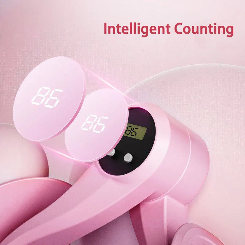 Smart Thigh Master | Adjustable Pelvic Floor Exercise Devices for Women and Men with Auto-Counter Display | Inner Thigh Exerciser for Women, Kegel Trainer for Butt, Arm & Leg Workouts