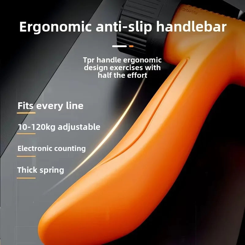 Grip Strength Trainer, Hand Grip Strengthener with Adjustable Resistance 11-220Lbs(5-100KG), Automatic Counter, Ergonomic Design, Forearm Strengthener for Musicians Athletes and Injury Recovery