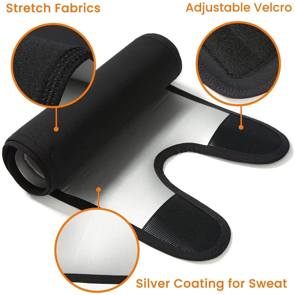 Wonderience Arm Trimmers for Women Pair Sauna Sweat Arm Shaper Bands Adjustable Arm Trainer Toner Sleeves for Sports Workout