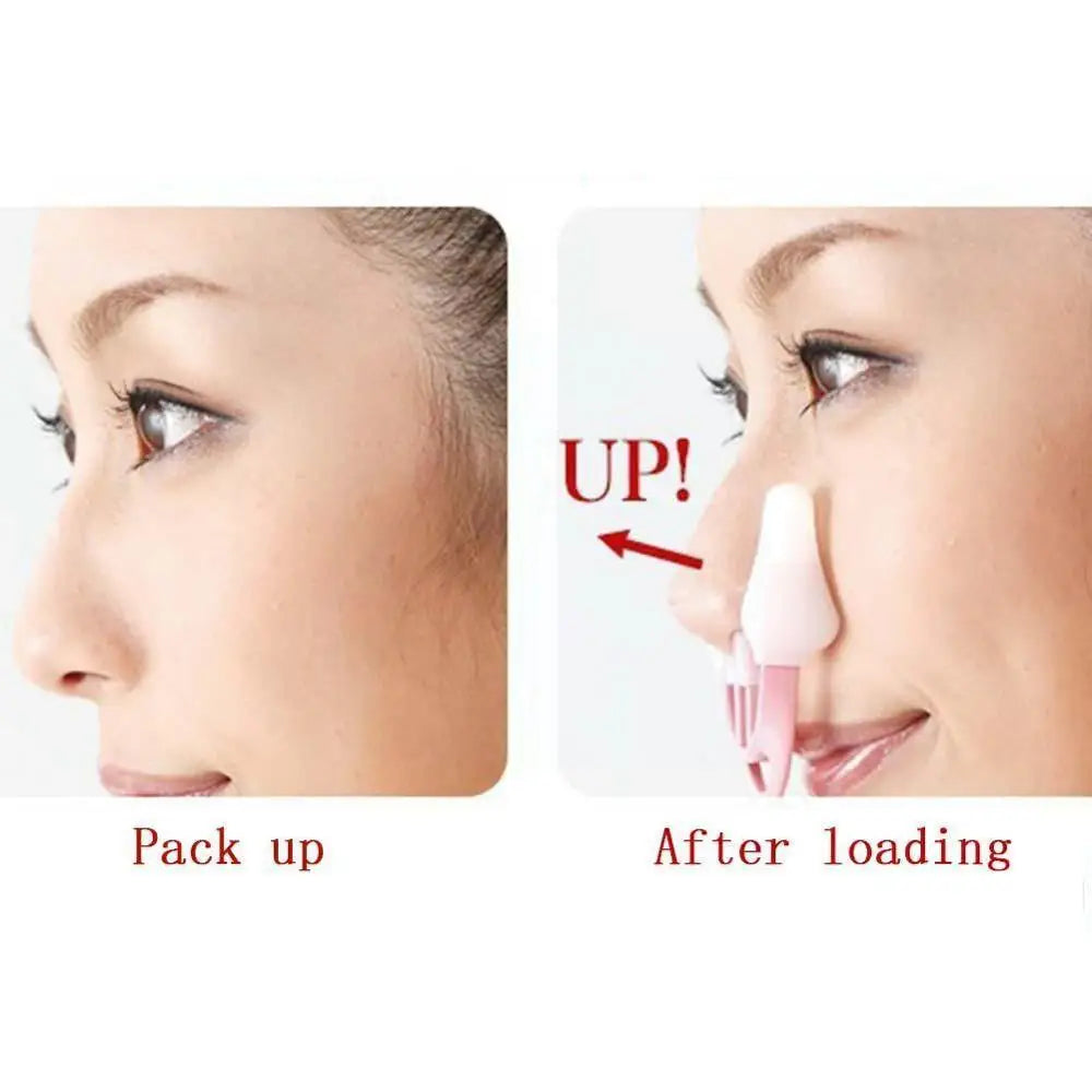 Frienda 5 Pieces Nose Clip Nose up Lifting Clips Nose Lifters Beauty Clips Silicone Nose Bridge Slimming Clips Nose Massagers Tools for Women