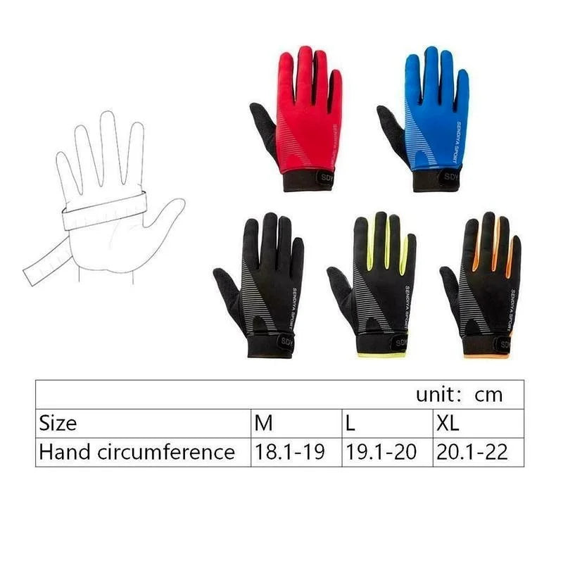 Cycling Gloves Mountain Bike Gloves Biking Gloves for Men Women Outdoor Full Finger Workout Gloves Touch Screen Anti-Slip Shock-Absorbing MTB Gloves Road Bicycle Gloves