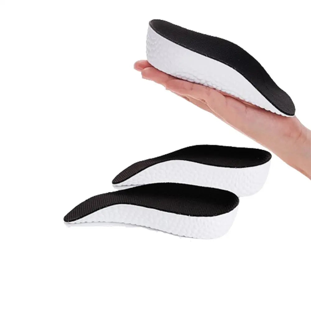 Height Increase Insoles for Men and Women, Foot Arch Contour Shoes Lifts for Men Orthopedic Heel Lift Cushion Gel Leg Discrepancy Balancer (Grey,3 Pairs - 1.5cm 2.5cm 3.5cm) (Grey)